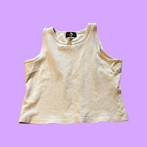 No boundaries creme vintage top size large